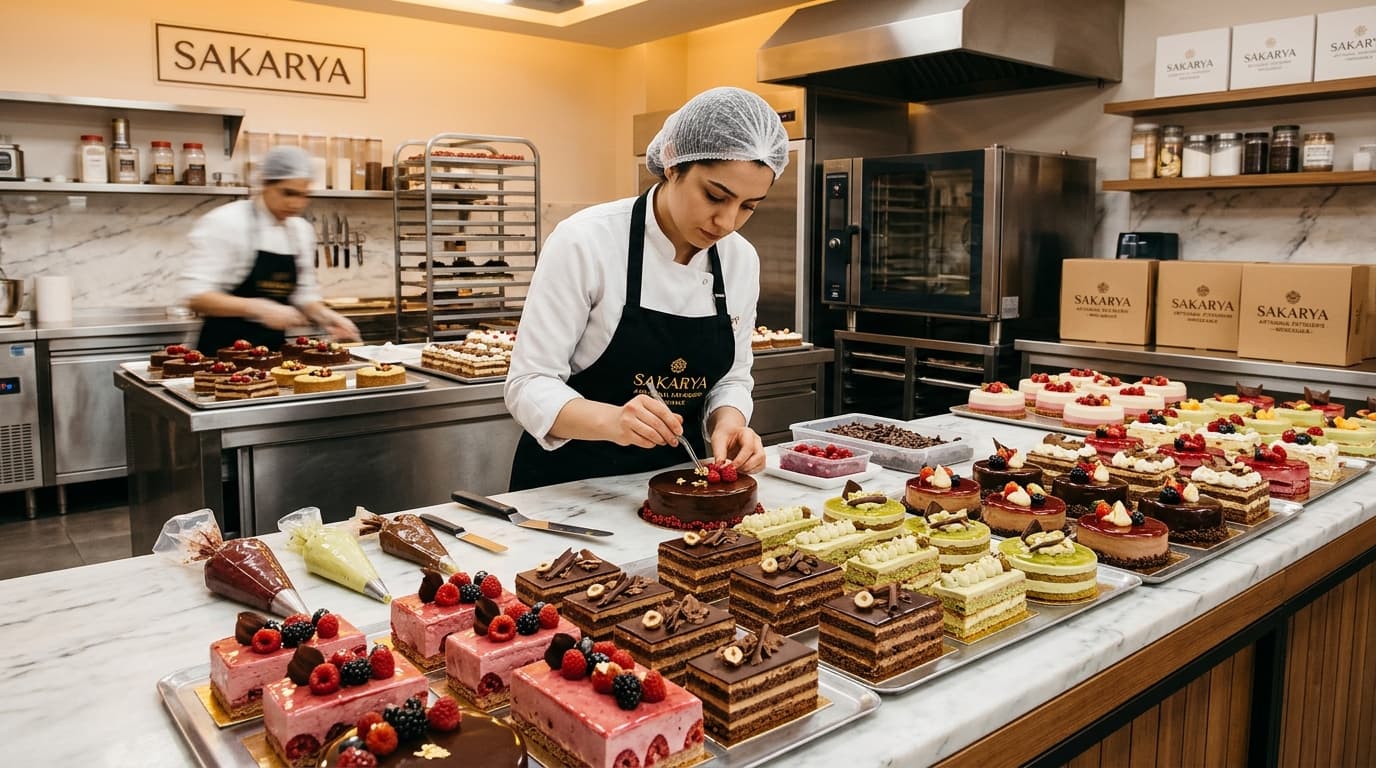 Yegane Pasta Sakarya toptan pasta ve kurumsal ikram üretim tesisi